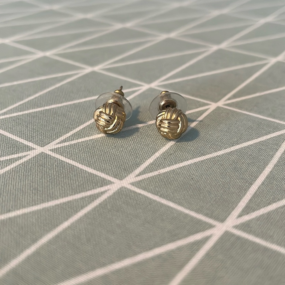 Kate spade woven ball earrings
